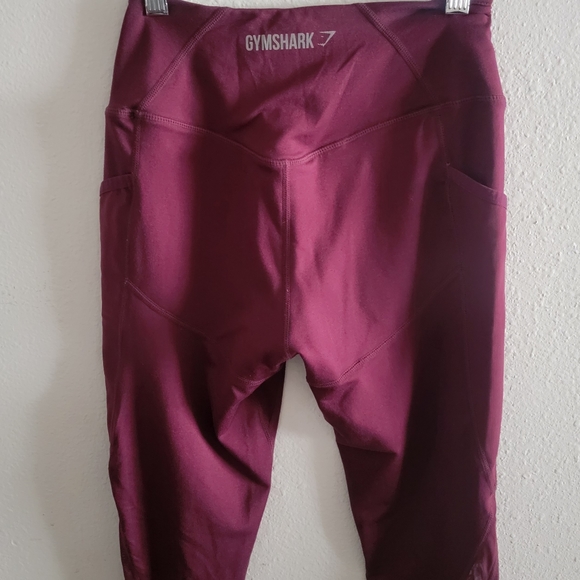 Gymshark Burgandy Leggings Small - Picture 5 of 6